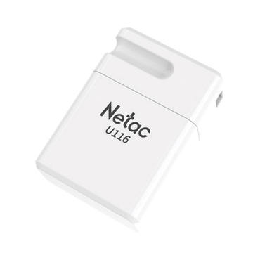 Память USB 2.0 32 GB Netac U116, белый (NT03U116N-032G-20WH)